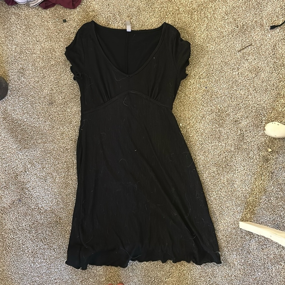 BLACK SIZE SMALL BODYCON DRESS